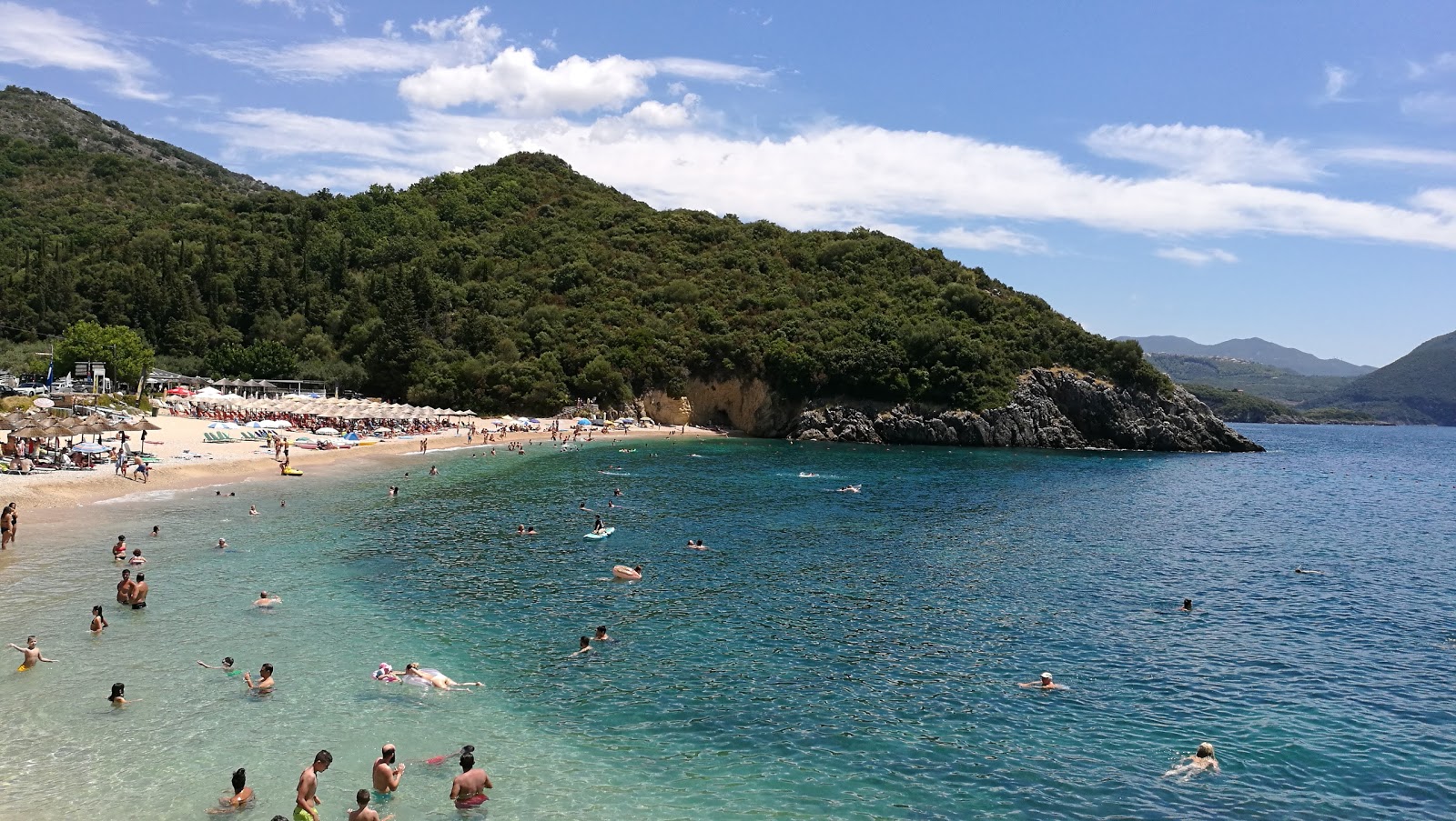 Zdjęcie Plaża Megali Ammos położony w naturalnym obszarze