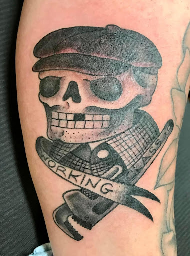 Explore morticia and gomez tattoo ideas, creative tattoo ideas in Scott City, available at Distinked Art and Tattoo