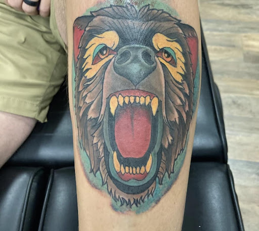 Explore tribal sun tattoo ideas, creative tattoo ideas in Foley, available at Next Level Tattoo