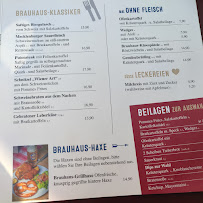 Kühlungsborner Brauhaus à Kühlungsborn menu