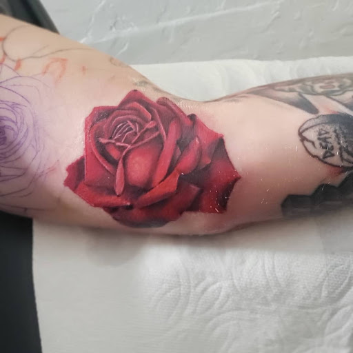 Explore virgin mary tattoo ideas, creative tattoo ideas in Phoenix, available at GreyWash Ink Tattoo