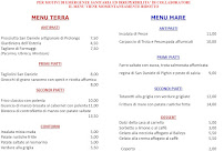 Menu du Osteria Villanova à Villanova