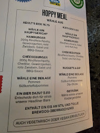 BrewDog Frankfurt à Frankfurt menu