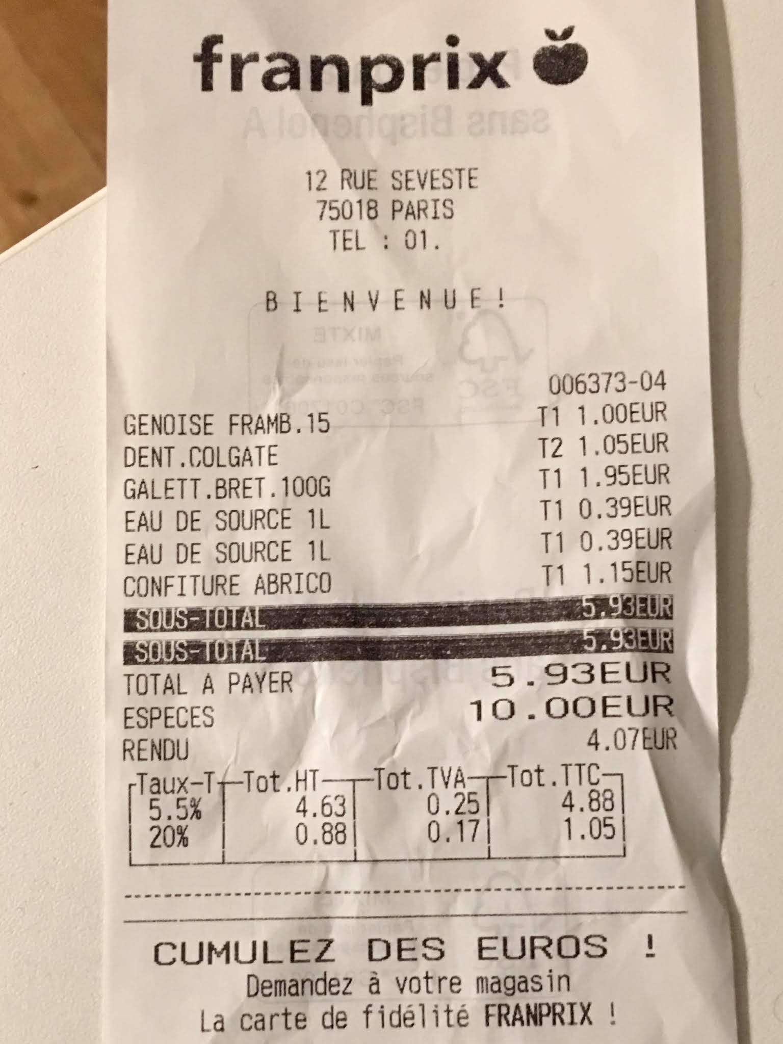 Photo n° 5 de l'avis de Miguel.n fait le 12/04/2019 à 22:42
