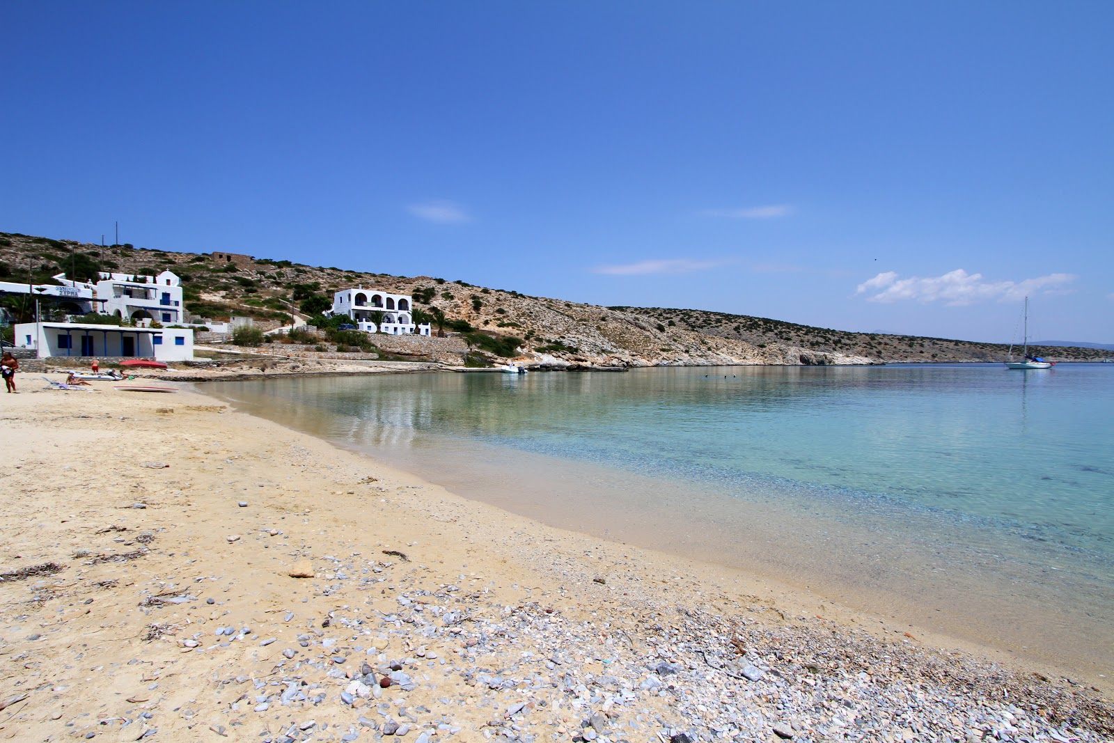 Foto von Agios Georgios mit teilweise sauber Sauberkeitsgrad