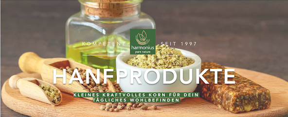 Harmonius GmbH | Hanfnuss - Hanfsamen - Hanföl - Hanfprotein - Hanftofu - Hanfbrot -CBD-Produkte