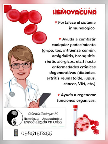 Colombia Solorzano, Homeopata Acupunturista - Médico