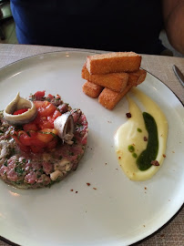 Steak tartare du Côté Saisons restaurant BIB MICHELIN et chambres d'hôtes de charme proche Collioure Laroque des Albères à Laroque-des-Albères - n°6