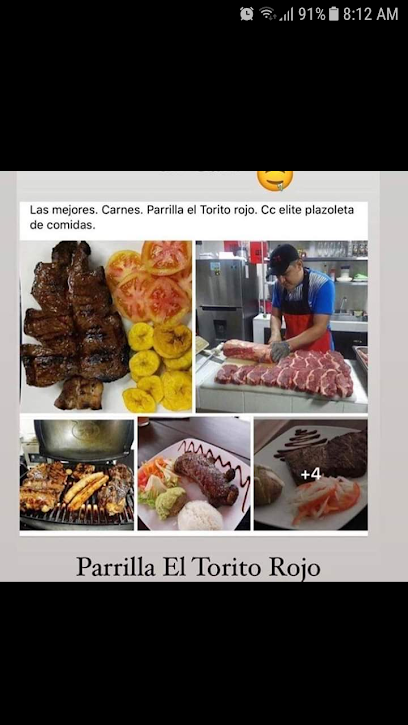 Parrilla torito rojo