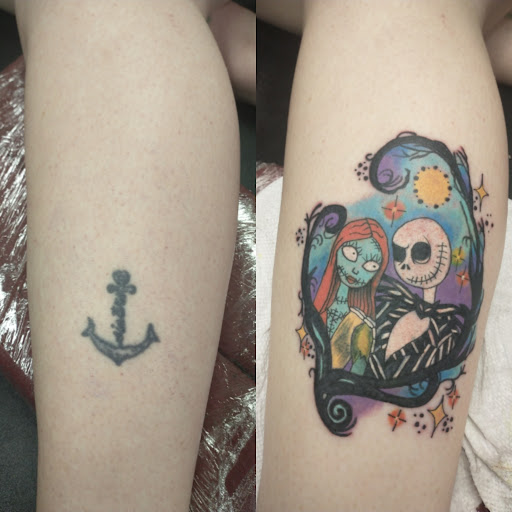 Explore 3 4 sleeve tattoo ideas, creative tattoo ideas in Carbondale, available at MsCandyTattoo