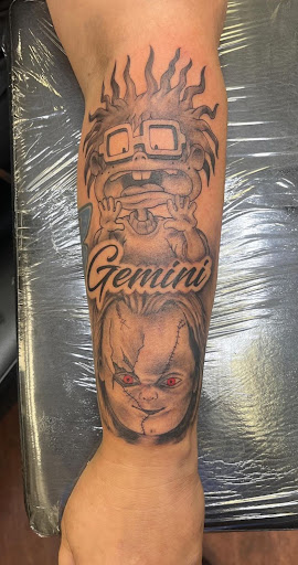 Explore japanese neck tattoo ideas, creative tattoo ideas in Tallahassee, available at Jess Piercing and Ink