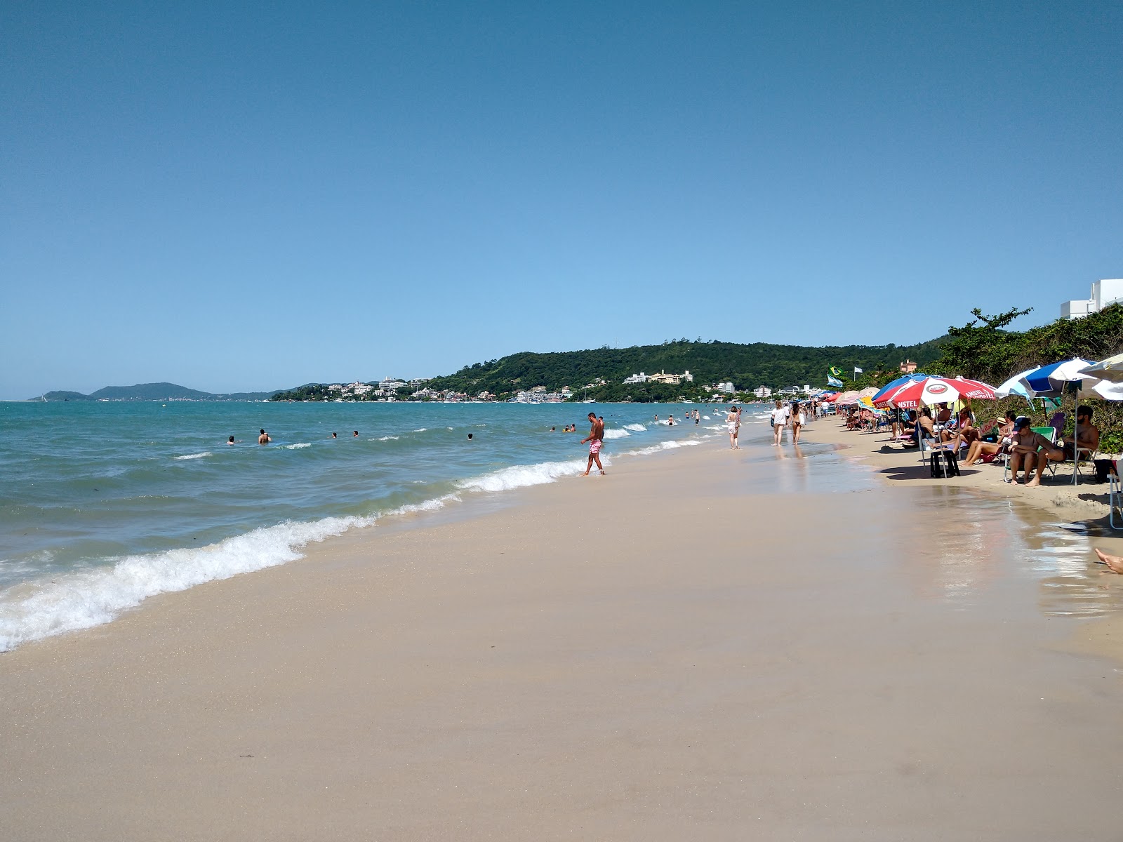 Photo de Praia de Jurere avec rivage droit, long