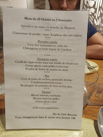 Auberge de Madale à Colombières-sur-Orb menu