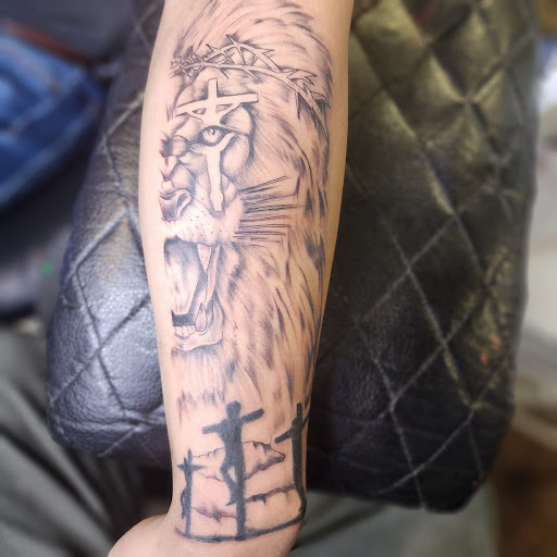 Explore cover up tattoo ideas on ankle, creative tattoo ideas in Minersville, available at Foundation Tattoo & Art Studio
