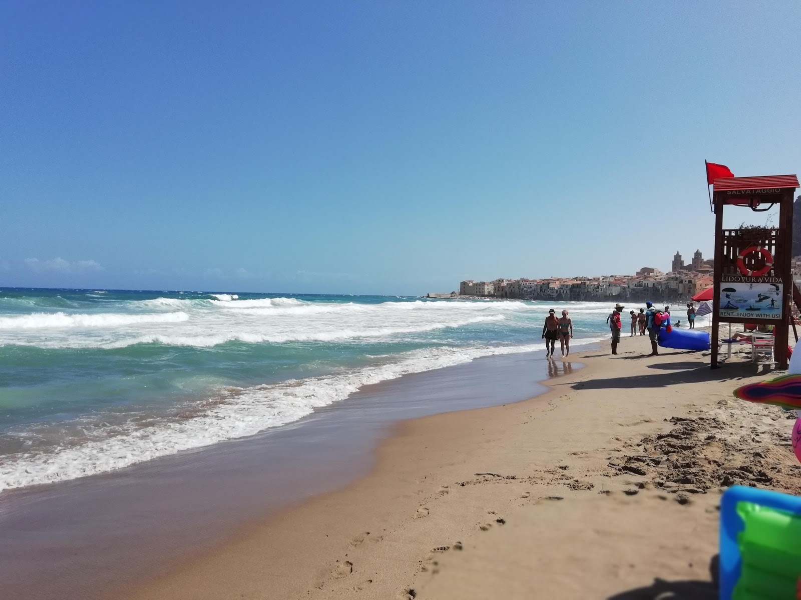 Zdjęcie Plaża w Cefalu. - popularne miejsce wśród znawców relaksu