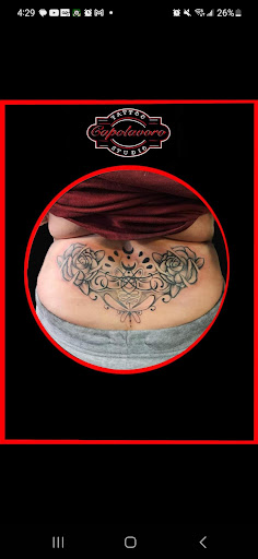 Explore flower tattoo cover up ideas, creative tattoo ideas in Granite City, available at Capolavoro Tattoo Studio