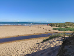 Foto van Balmedie Strand met recht en lang
