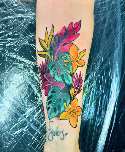 Explore brother and sister matching tattoos ideas, creative tattoo ideas in Knoxville, available at Idle Hands Tattoo Studio