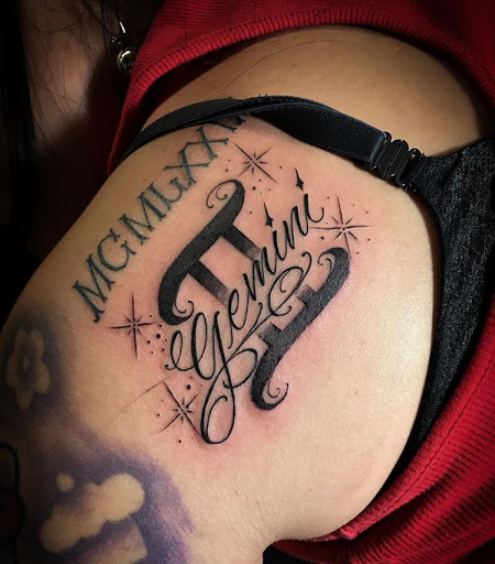 Explore star tattoo ideas for females, creative tattoo ideas in Stockton, available at Stockton Tattoo & Piercing