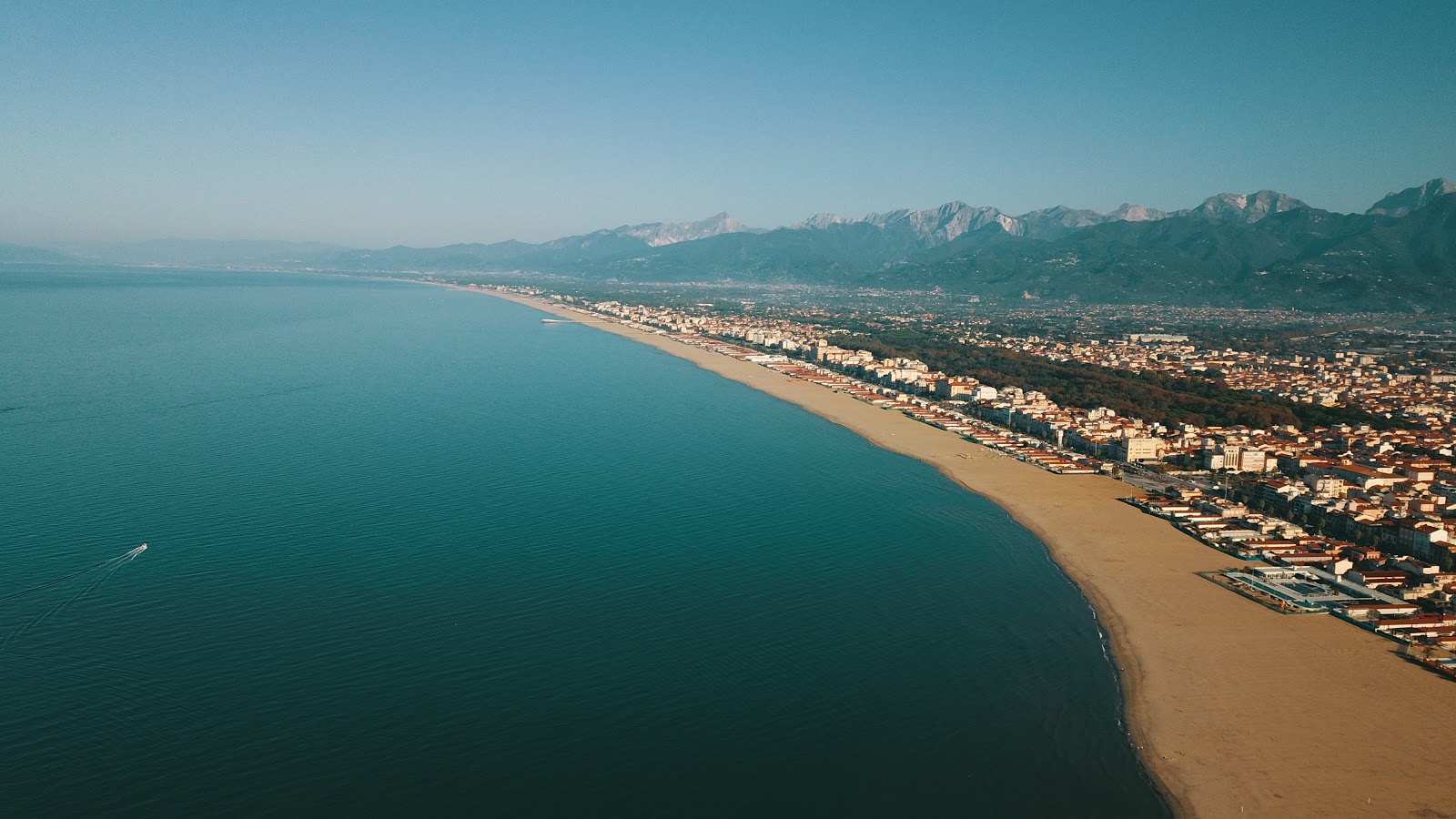 Fotografija Viareggio beach obmorsko letovišče območje