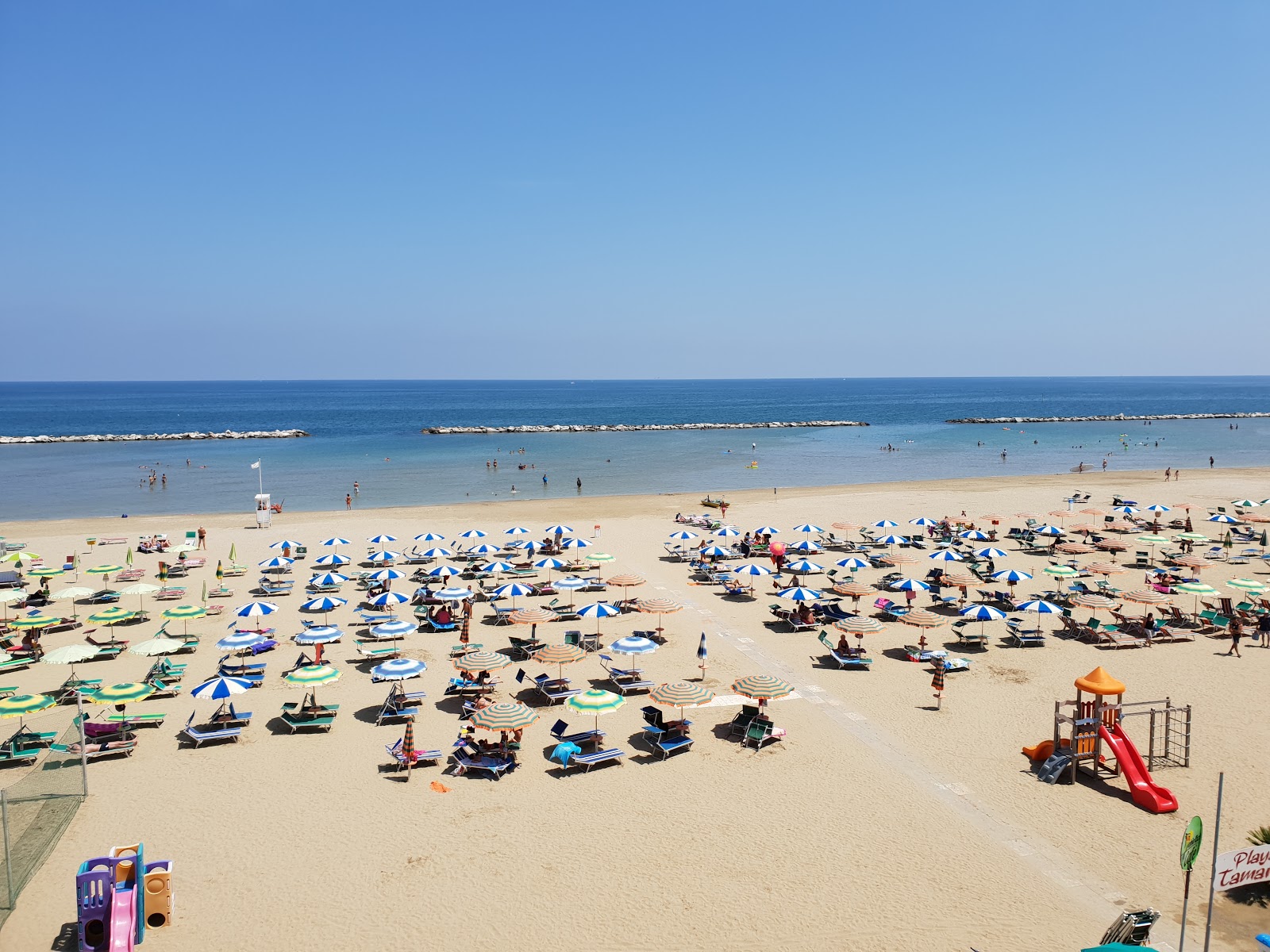 Photo of Viserba beach - recommended for family travellers with kids