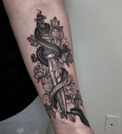Explore harry potter hand tattoo ideas, creative tattoo ideas in Bellefonte, available at Juniper Studio