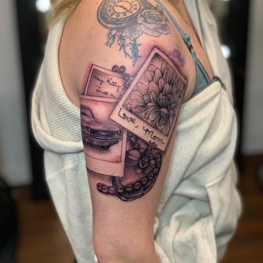 Explore mens neck tattoos ideas, creative tattoo ideas in Roscoe, available at Elevated Ink Tattoo