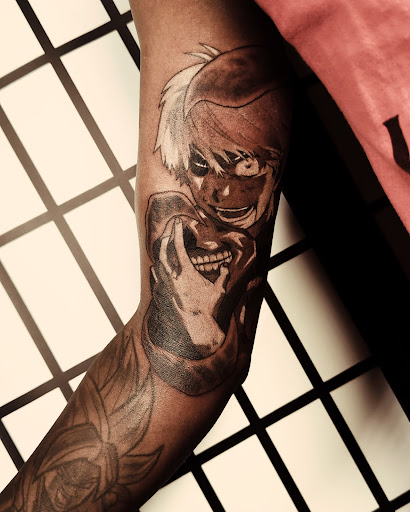 Explore tattoo ideas for weightlifters, creative tattoo ideas in Norcross, available at Brotherhood Tattoo