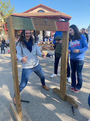 jeux traditionnels en bois à Balizac