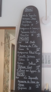 Restaurant le bistro du solaure à Piégros-la-Clastre (le menu)