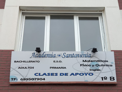 Academia Santovenia C. Cruz, 3-5, 1ºB, 47155 Santovenia de Pisuerga, Valladolid, España