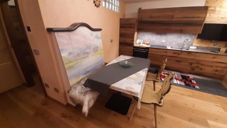 Cuisine Chambre d'hôtes Appartamento Cirmolo 38024 Peio