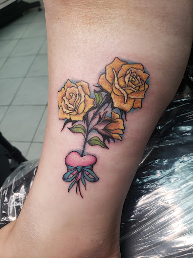 Explore pec tattoo ideas, creative tattoo ideas in Schaumburg, available at Atmosphere Tattoo Gallery - Schaumburg