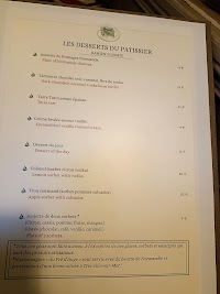 Menu / carte de Restaurant L'escale à Honfleur