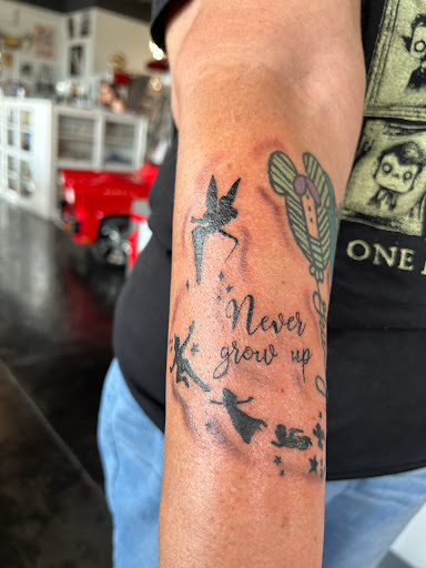 Explore chainsaw man tattoo ideas, creative tattoo ideas in Kissimmee, available at Fallen Heroes Tattoo & Piercing (Florida)