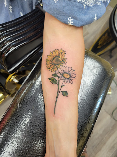 Explore sleeve forearm tattoo ideas for men, creative tattoo ideas in Rutland, available at Maverick Tattoo