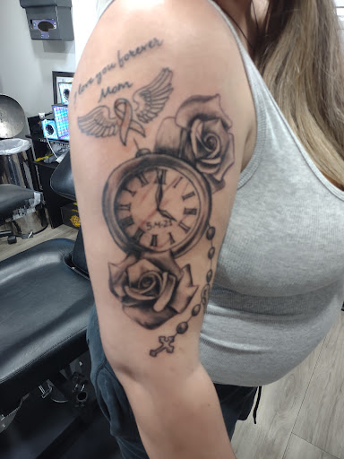 Explore floral hand tattoo ideas, creative tattoo ideas in Nicholasville, available at Castle of Color