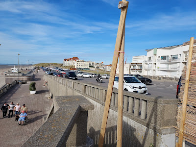 Parking de la plage Sud à Cucq