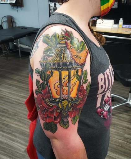 Explore blue tattoo ideas, creative tattoo ideas in Grovetown, available at Triumph Tattoo Company