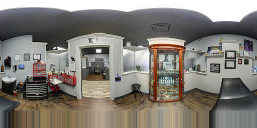 Explore tree tattoo sleeve ideas, creative tattoo ideas in Bradley, available at Oak and Ember Tattoo