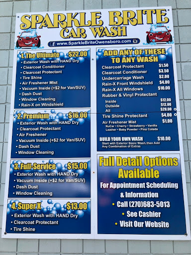 Car Wash «Sparkle Brite Car Wash», reviews and photos, 620 Emory Dr, Owensboro, KY 42301, USA