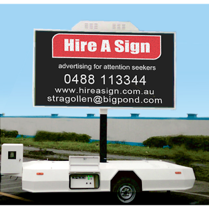 Hire A Sign LED Trailers - VMS Sign Hire, VMS Trailer Hire