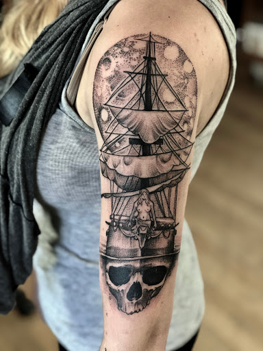 Explore tattoo ideas hombre, creative tattoo ideas in Orange, available at North Quabbin Tattoo