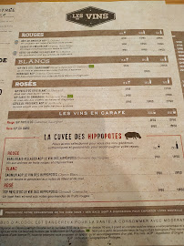 Hippopotamus Belle Epine à Thiais menu