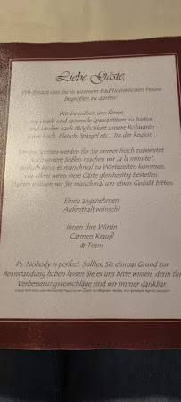 Gasthof Sauerteig à Rödental carte