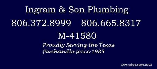 Ingram & Son Plumbing in Amarillo, Texas