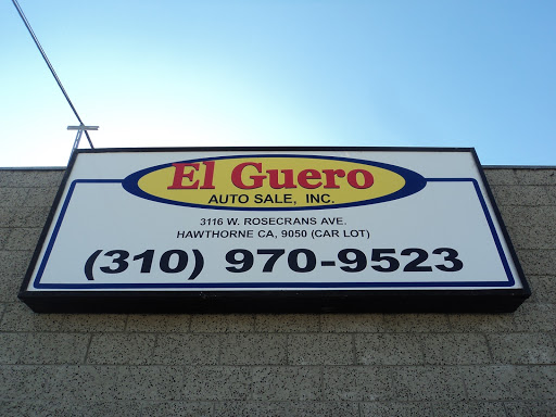 Used Car Dealer «El Guero Auto Sale INC», reviews and photos, 3116 W Rosecrans Ave, Hawthorne, CA 90250, USA