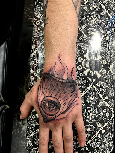 Explore harley davidson sleeve tattoo ideas, creative tattoo ideas in Vancouver, available at New Ink Tattoo