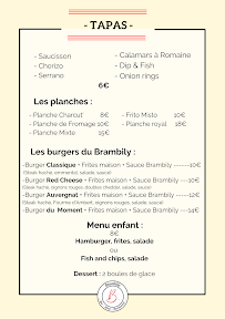 Menu / carte de Le Brambily, Restaurant, Bar, Hôtel à Mauron