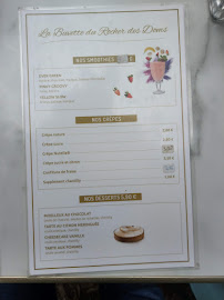 Restaurant Buvette du Rocher des Doms à Avignon - menu / carte